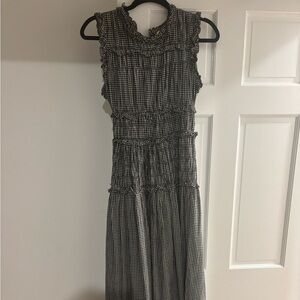 Doen Mallory Dress in Dark Gray